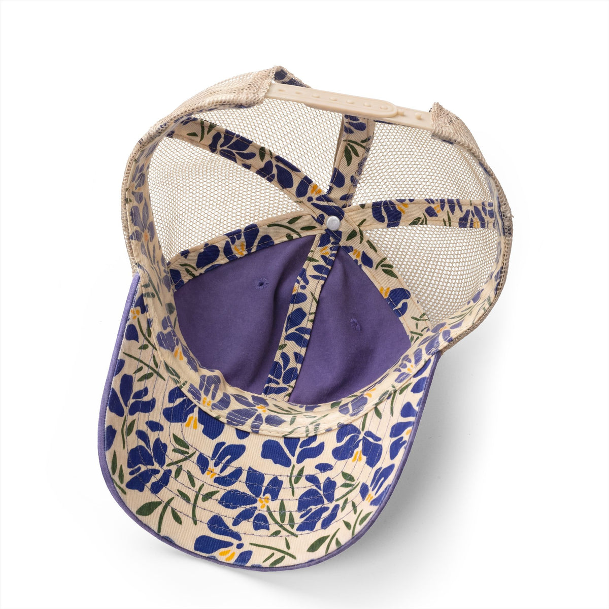Women's Washed Ponytail Cap - Patterned & Embroidered