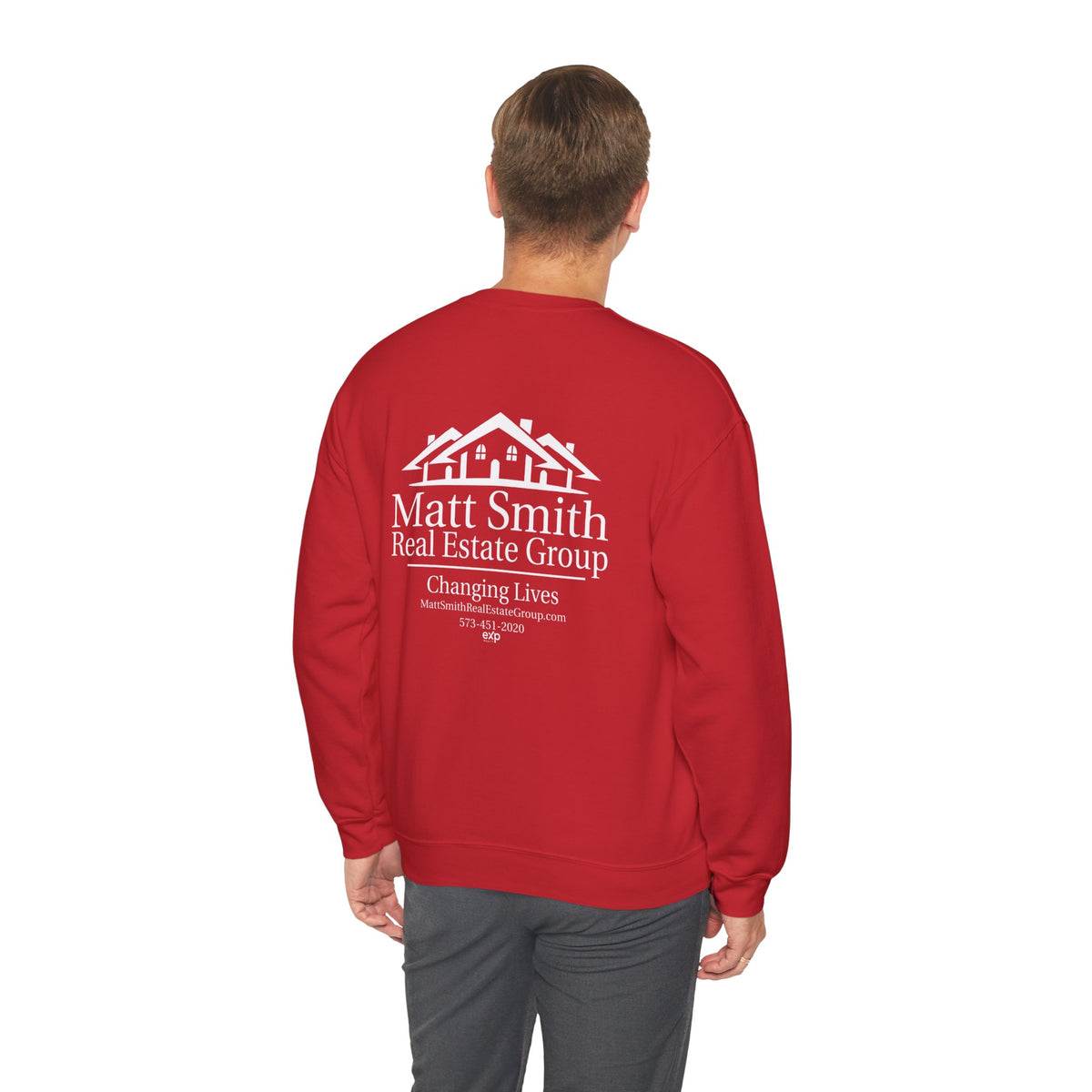 MSREG Crewneck Sweatshirt - White Logo