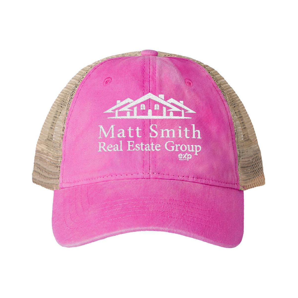 Women's Washed Ponytail Cap - Patterned & Embroidered