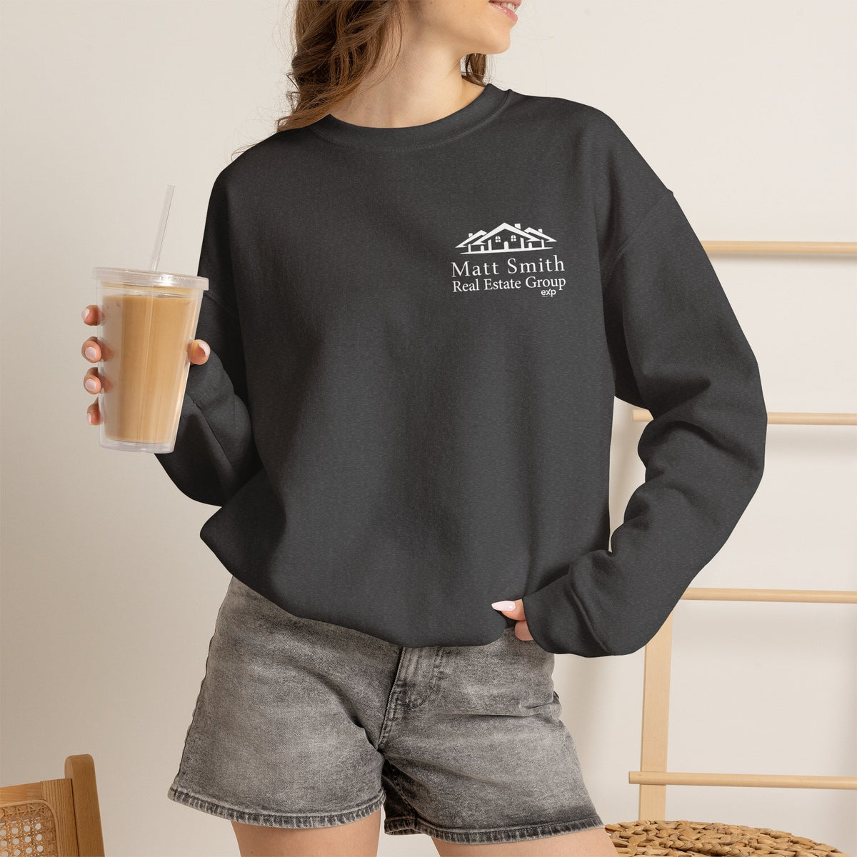 MSREG Crewneck Sweatshirt - White Logo