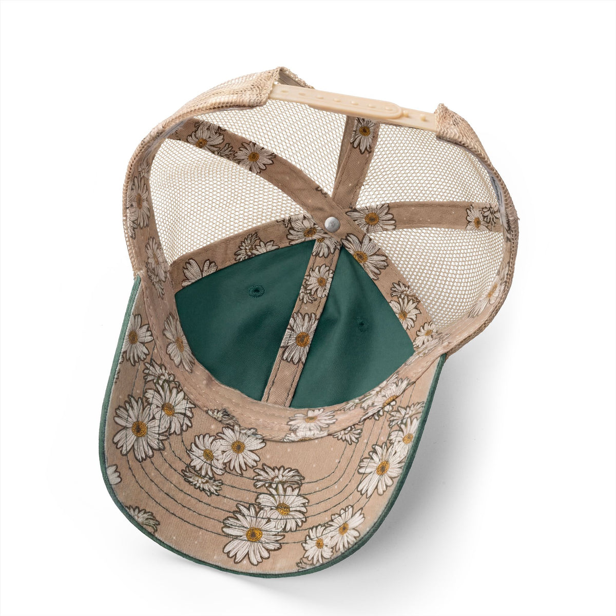 Women's Washed Ponytail Cap - Patterned & Embroidered