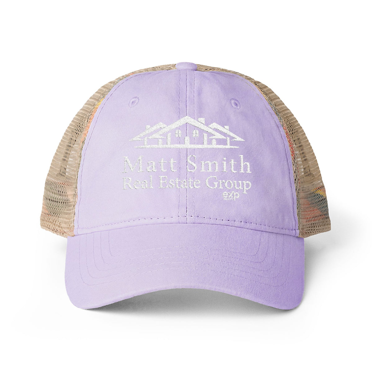 Women's Washed Ponytail Cap - Patterned & Embroidered