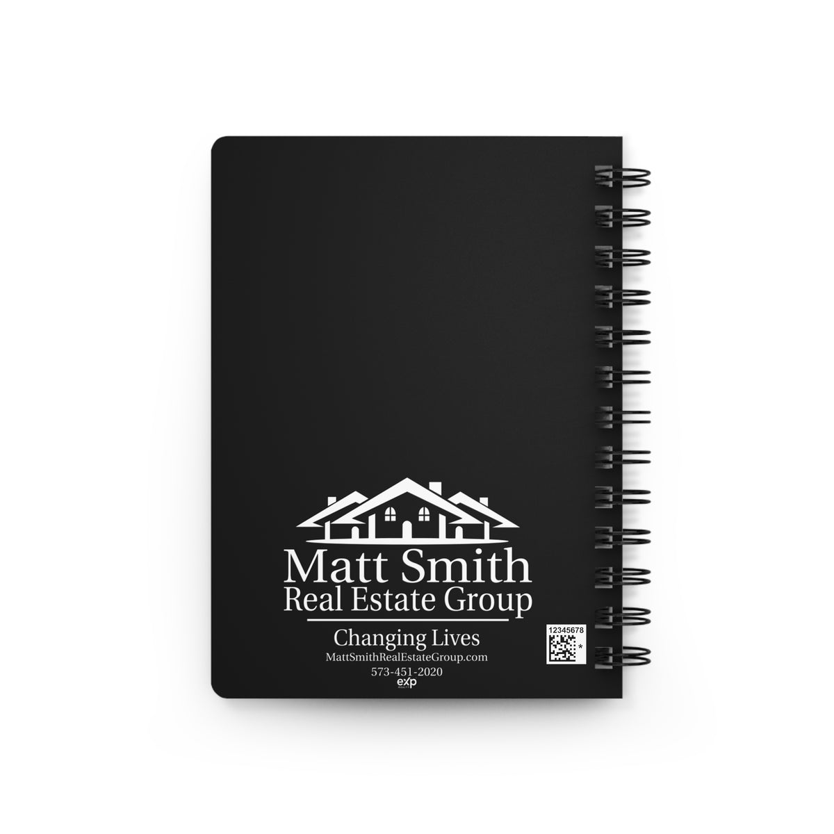 No One Is Coming to Save You Spiral Bound Journal – Matt Smith Motivational Notebook