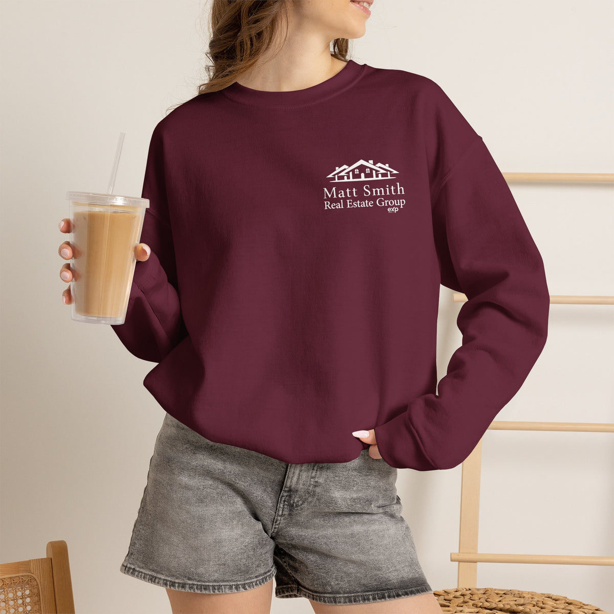 MSREG Crewneck Sweatshirt - White Logo