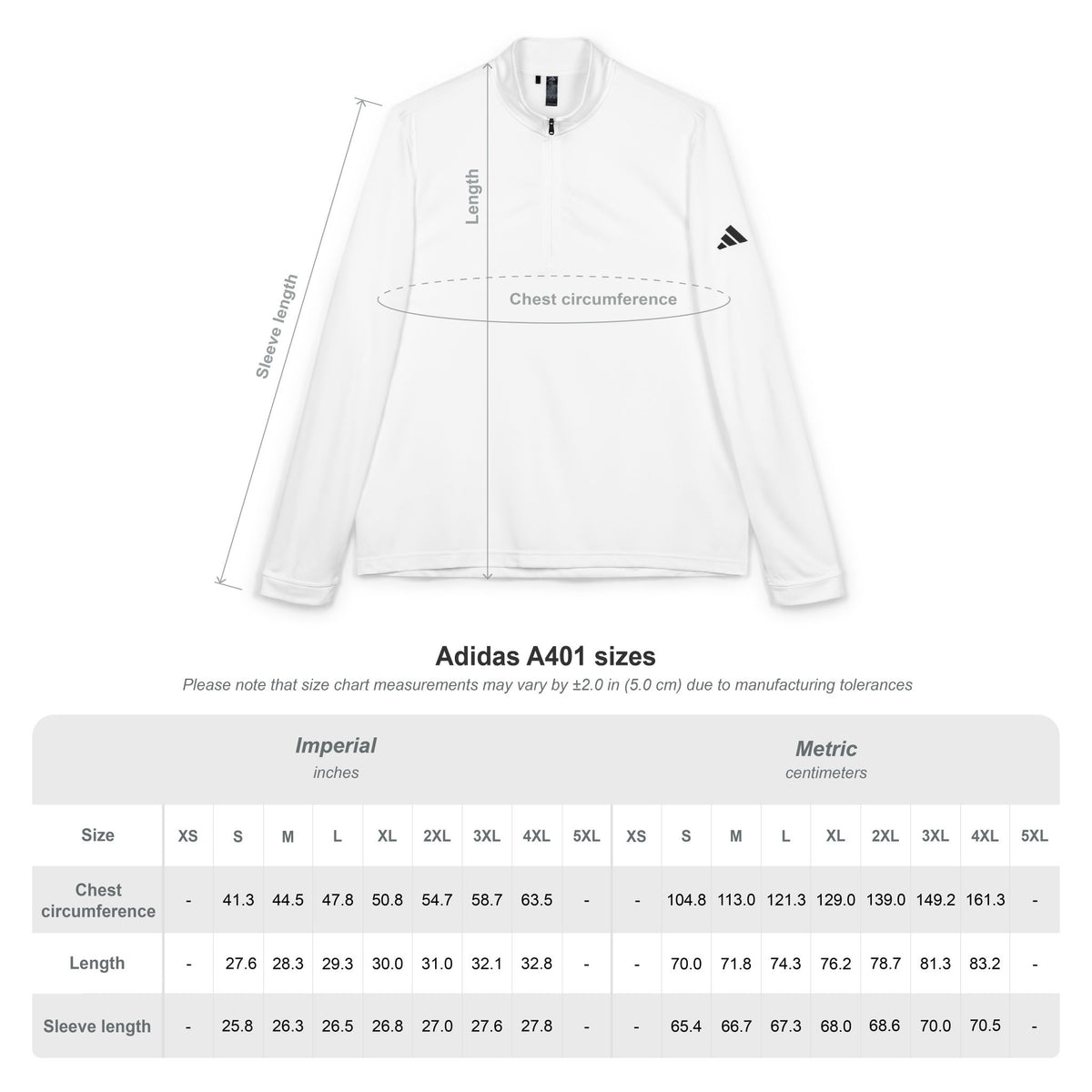 Adidas - Quarter-Zip Pullover