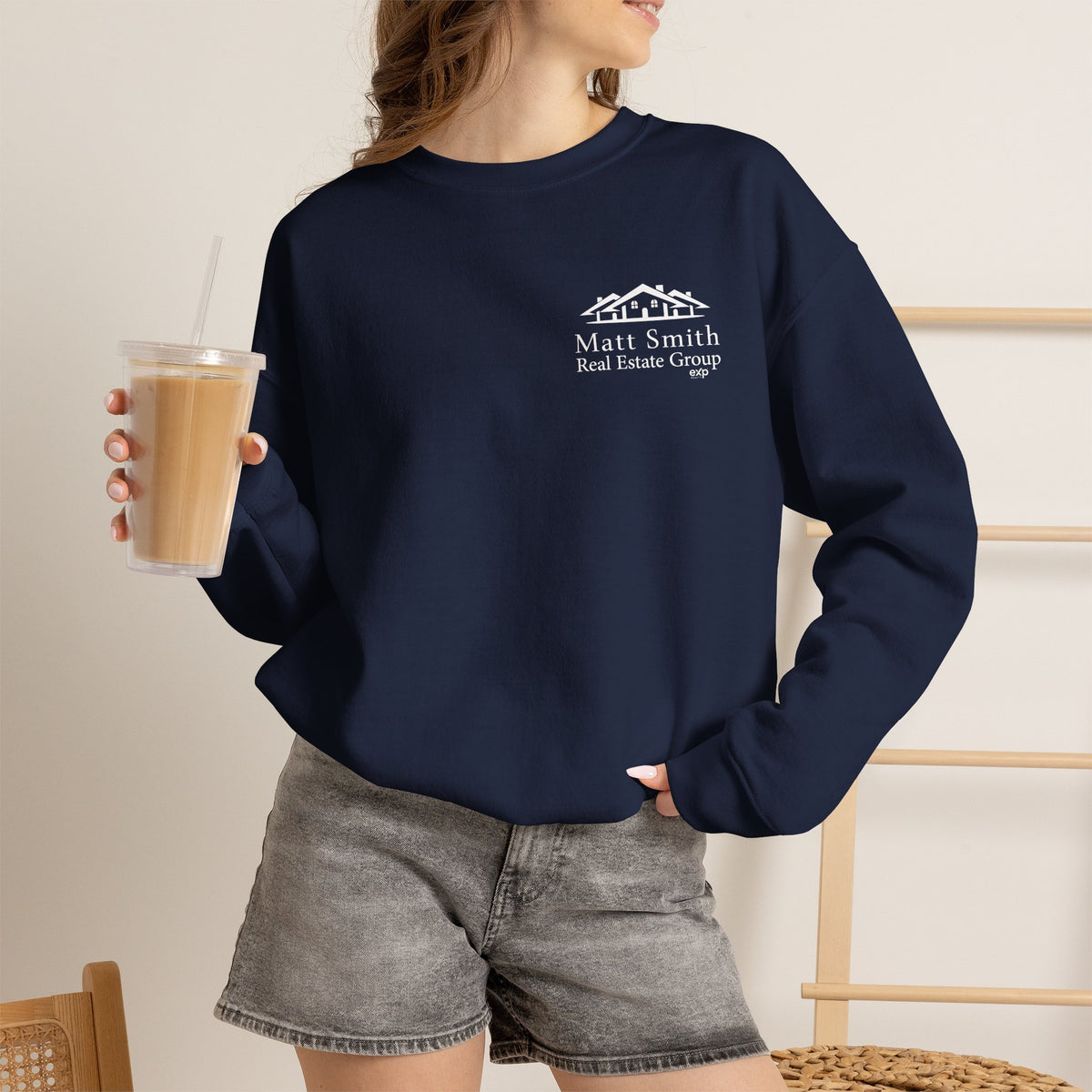 MSREG Crewneck Sweatshirt - White Logo