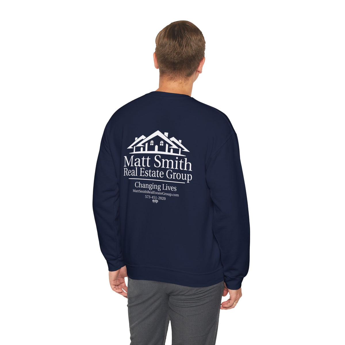 MSREG Crewneck Sweatshirt - White Logo