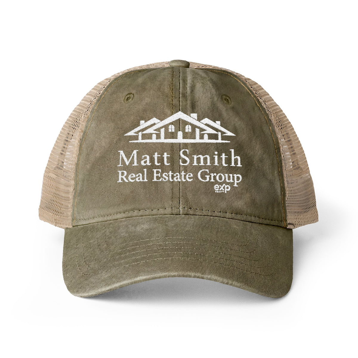 Women's Washed Ponytail Cap - Patterned & Embroidered
