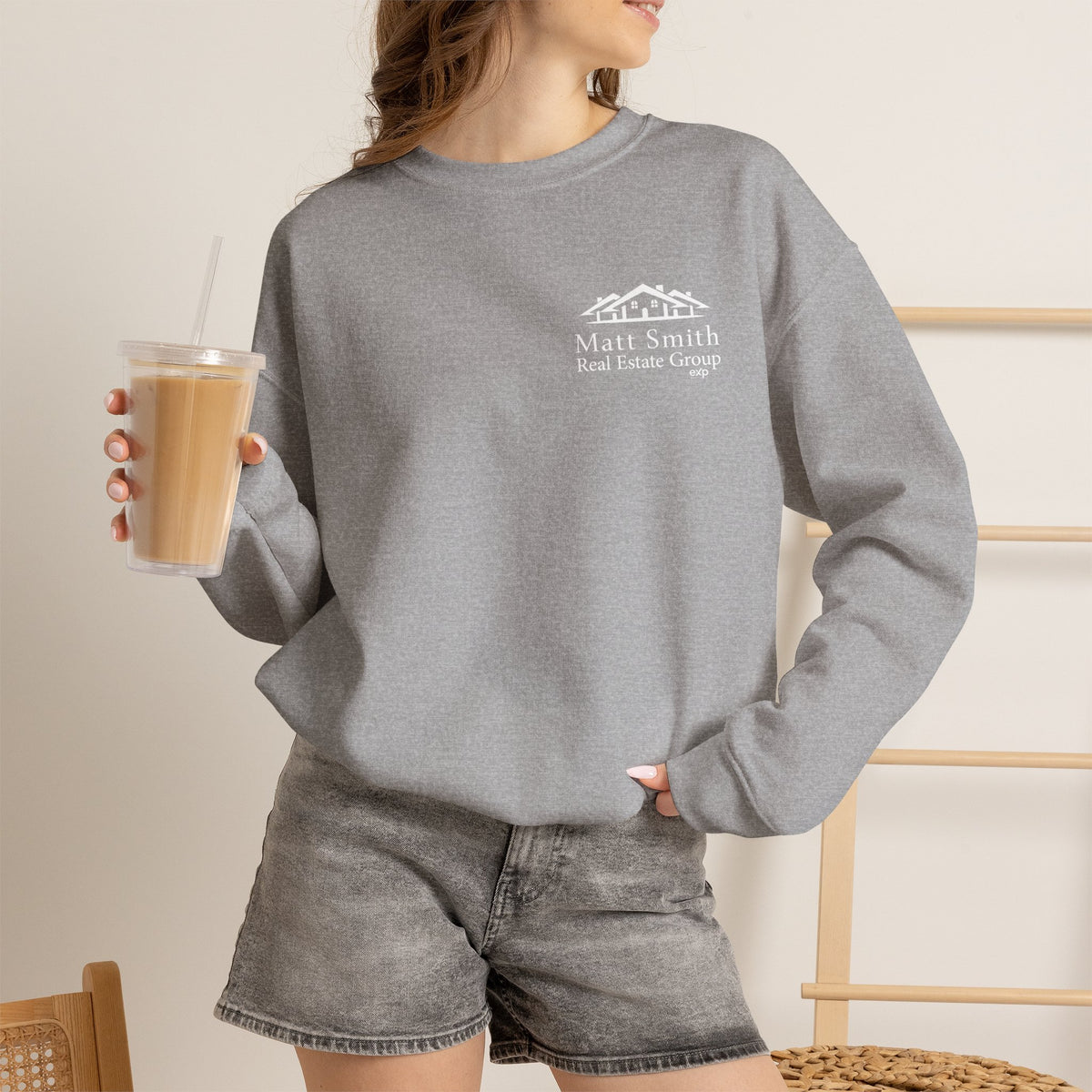 MSREG Crewneck Sweatshirt - White Logo