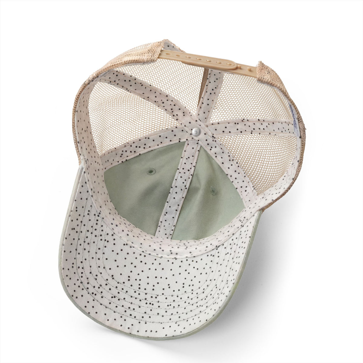 Women's Washed Ponytail Cap - Patterned & Embroidered