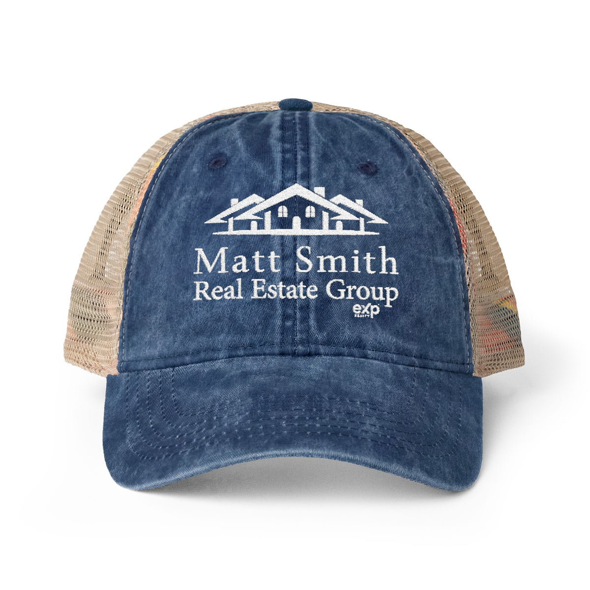 Women's Washed Ponytail Cap - Patterned & Embroidered