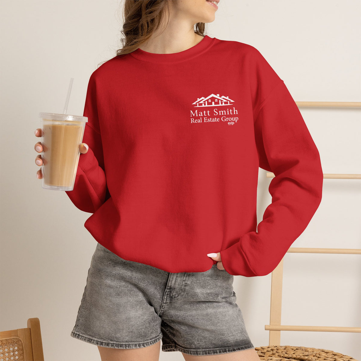 MSREG Crewneck Sweatshirt - White Logo