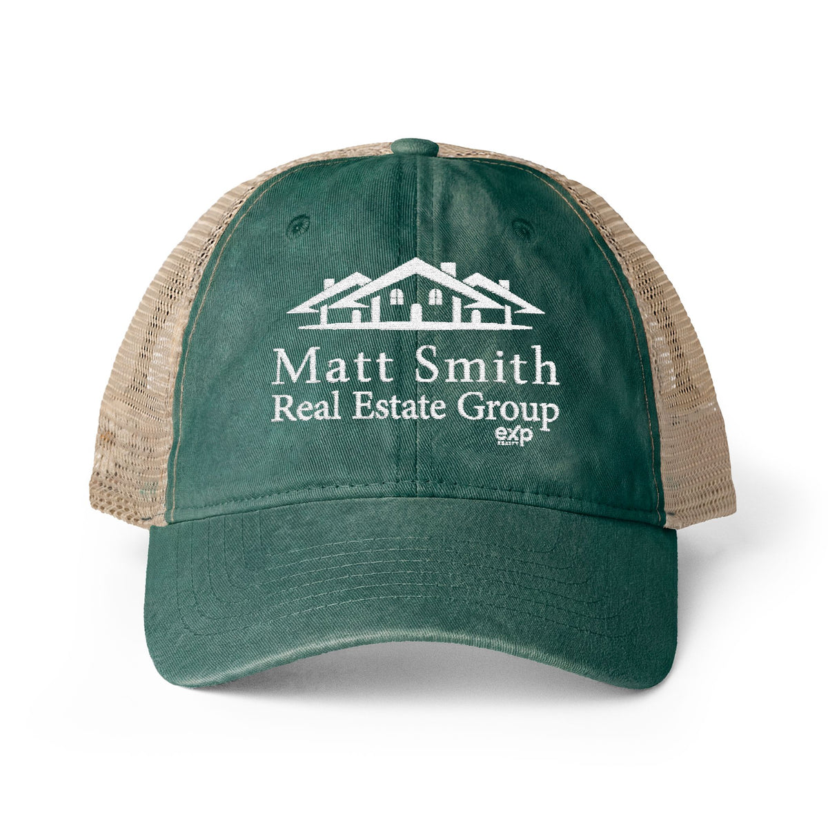 Women's Washed Ponytail Cap - Patterned & Embroidered