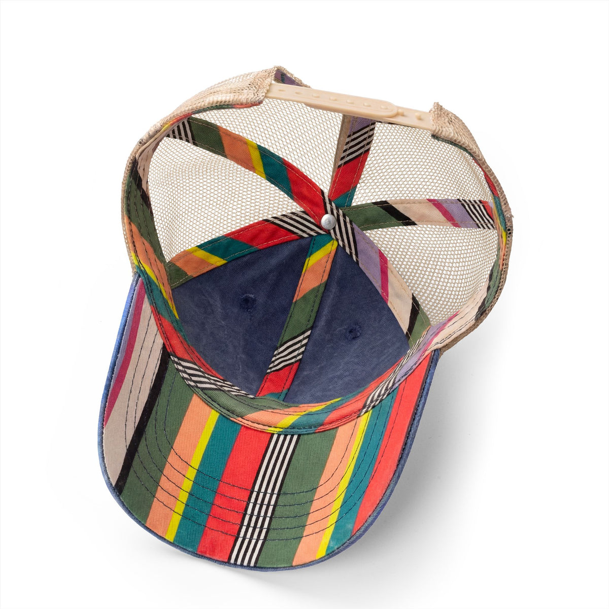 Women's Washed Ponytail Cap - Patterned & Embroidered