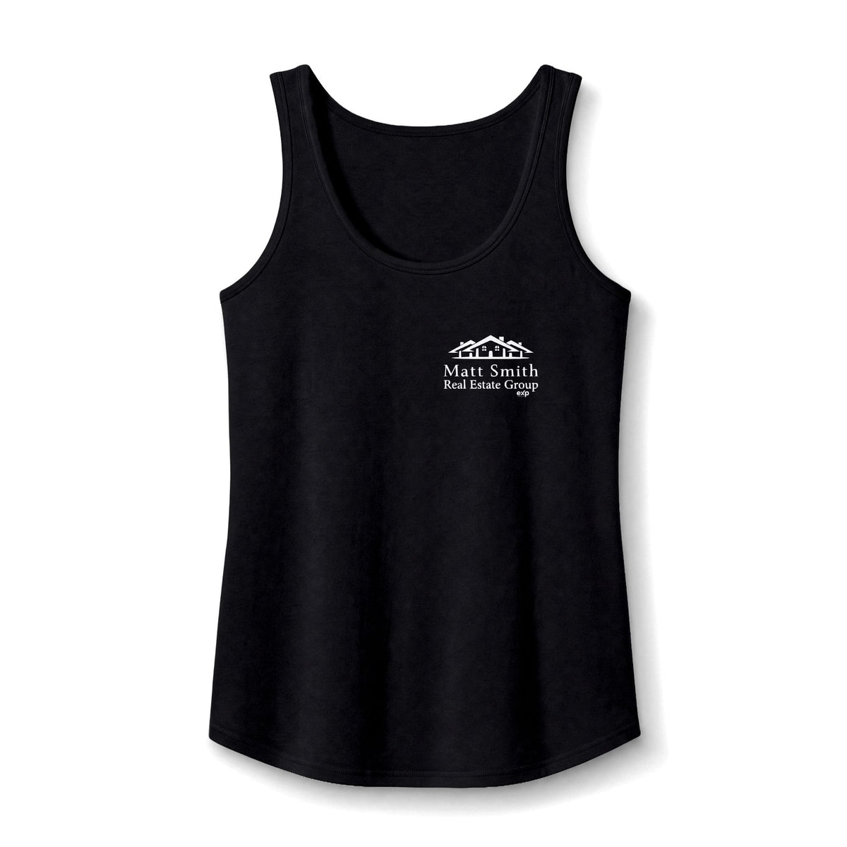 Real Estate Logo Tank Top — "Matt Smith Real Estate Group" Branded Women's Cotton Tank