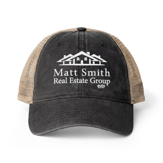 Women's Washed Ponytail Cap - Patterned & Embroidered